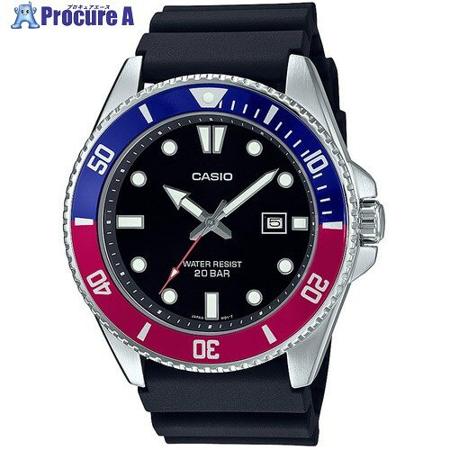 カシオ アナログウオッチ カシオコレクションスポーツ 20気圧防水 MDV-107-1A3JF 1本 ■▼682-4432【送料..