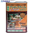 ニッぺ 油性デッキ&ラティス 0.7L チーク HUH003-0.7 4976124525360 1缶 ■▼859-8973 【送料都度見積】