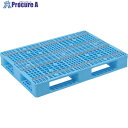 サンコー プラスチックパレット 808840 D4-811-2青 SK-D4-811-2-BL 1枚 ■▼198-0489【代引決済不可】【送料都度見積】