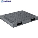 サンコー プラスチックパレット 816306 R-1214 グレー SK-R-1214-GL 1枚 ■▼198-0493【代引決済不可】【送料都度見積】