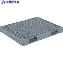 サンコー プラスチックパレット 816305 R-1114-2 グレー R-1114-2 GY 1個 ■▼198-0507【代引決済不可】【送料都度見積】