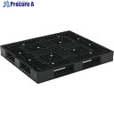サンコー リサイクルプラスチックパレット 816909 D4-115135黒 SK-D4-115135-BK 1枚 ■▼198-0548【代引決済不可】【送料都...