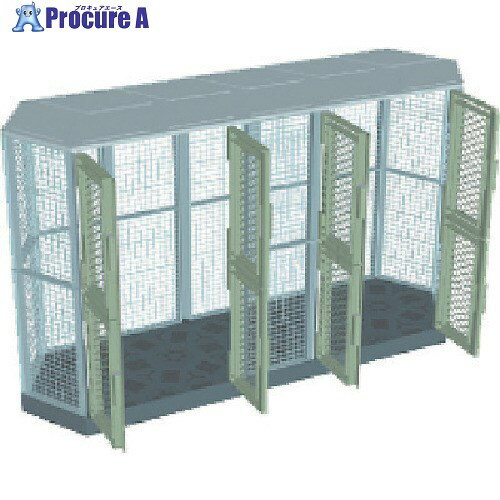 サンコー ゴミステーション(ロングー2) 805654 グレー 805654GL00 GY 1個 ■▼216-9972【代引決済不可】【送料都度見積】