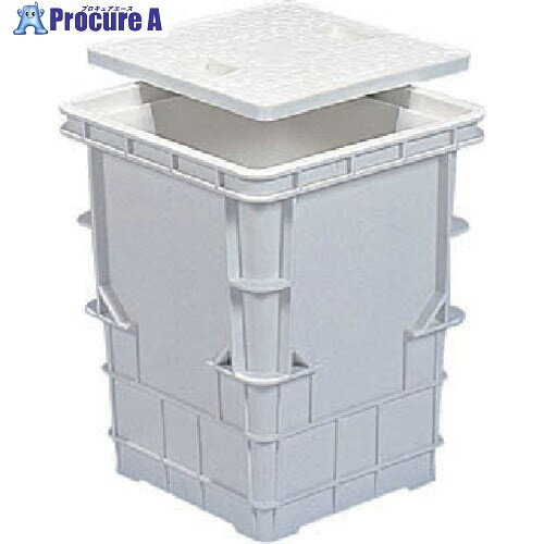 サンコー 集水マス#300(本体) 804675 白 804675WH00 W 1個 ■▼217-5965【代引決済不可】【送料都度見積】