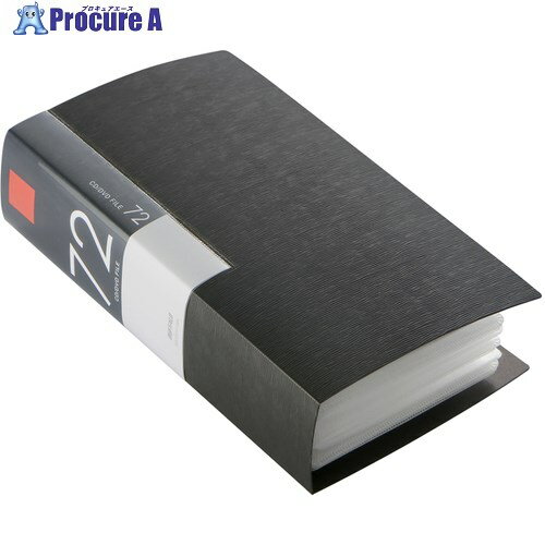 BUFFALO CD/DVDファイル ブックタイプ 72枚収納 BSCD01F72BK 1個 ■▼687-8089 【送料都度見積】