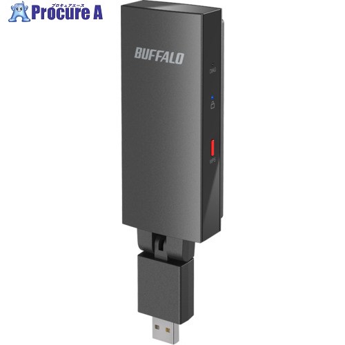 BUFFALO 11ac/n/a/g/b 866Mbps+300Mbps LAN端子用無線子機 WI-UG-AC866 1個 ■▼688-1338 【送料都度見...