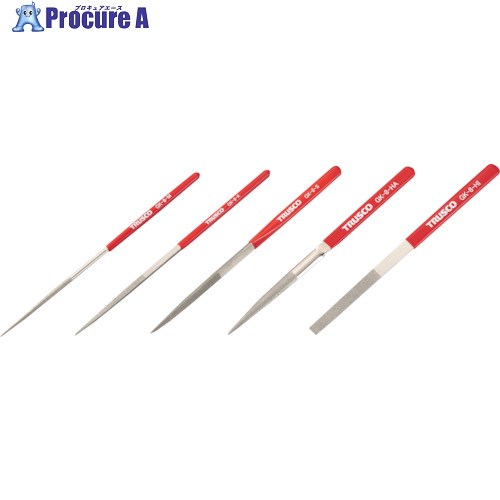 TRUSCO ダイヤモンドヤスリ 鉄工用#140 5本セット 全長200mm(8本組サイズ) GK-8-SET 1S ▼117-6897【代引決済不可】