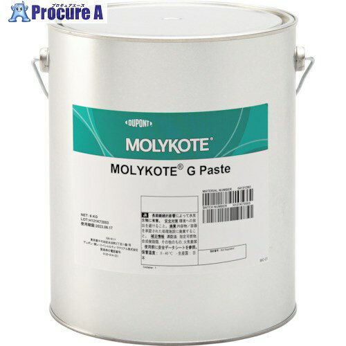 モリコート ペースト Gペースト 6kg G-60 1缶 ■▼124-0126 【送料都度見積】