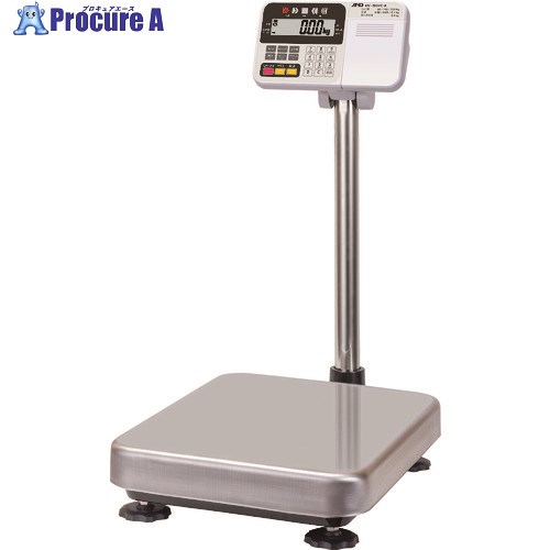 A＆D 検定付き防塵・防水台はかり HV-200KC-K 4区検定品 HV200KC-K-04N00 1台 ■▼179-5773 ※車上渡し