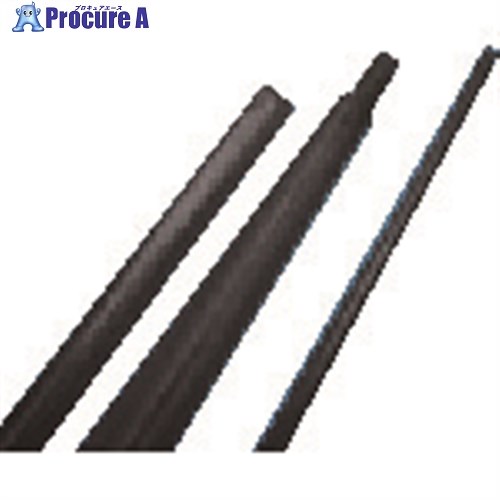TRUSCO 耐熱150℃収縮チューブ 収縮前内径2.4mm 長さ1m 10本入り 黒 HR150-2.4BK 1袋 ▼207-2981【代引決済不可】
