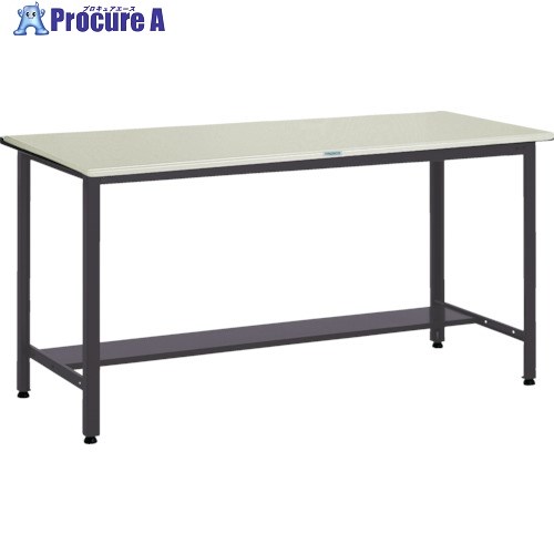 TRUSCO 中荷重立作業台(500kg)HAEW型 1500X750XH885 基本タイプ ダークグレー色 HAEWS-1575 (1500X900MM 500KG) 1台 ■▼285-0010