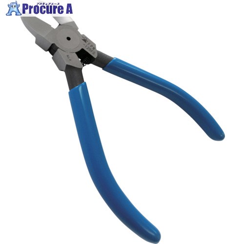 フジ矢 プラスチックニッパ(ストレート刃・バネ付)125mm FPN-125FS 1丁 ▼344-4864