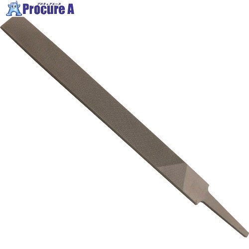 ツボサン 鉄工ヤスリ 200mm 平 細目 HI200-03 1本 ▼433-8499