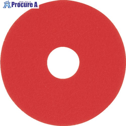 アマノ フロアパッド13 赤 HEC801500 5枚 ▼496-1552