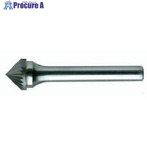 MRA 超硬バー HDシリーズ 形状:傘型90度(スパイラルカット): HD49C10S (シャンク 6MM) 1本 ■▼523-2694 ..