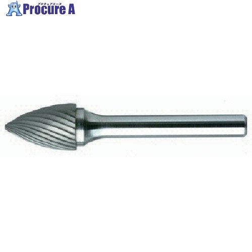 MRA 超硬バー HDシリーズ 形状:トンガリ(スパイラルカット) 刃長25mm HD4C13S (シャンク6MM) 1本 ■▼523..