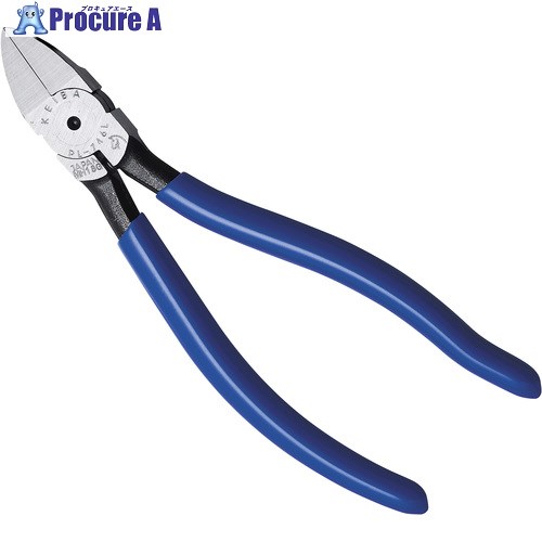 KEIBA エルゴニッパー プラスチック用 左利き用(刃先形状フラット) 150 PL-746L 1丁 ▼760-8641