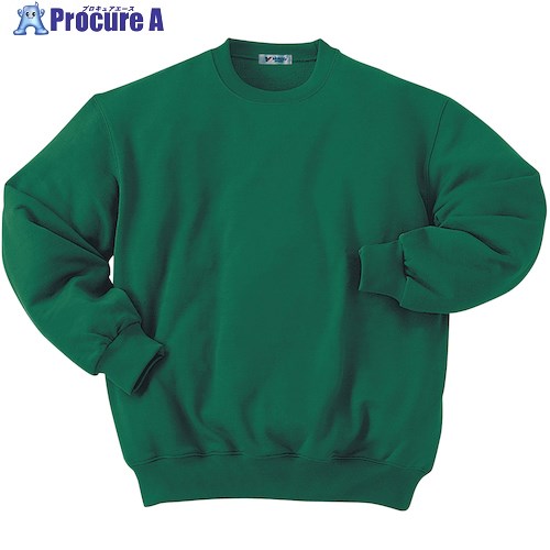 クロダルマ 長袖トレーナー グリン LL 2597-80-LL 1着 ■▼438-0016【代引決済不可】【送料都度見積】