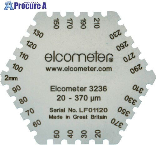 elcometer 六角形ウェットフィルム膜厚計 K0003236M201 1枚 ▼107-1218【代引決済不可】
