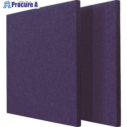 TRUSCO 吸音パネル マグネット付 45cmX45cm 厚み20mm ネイビー KOPM-NV 1枚 ▼115-8442【代引決済不可】