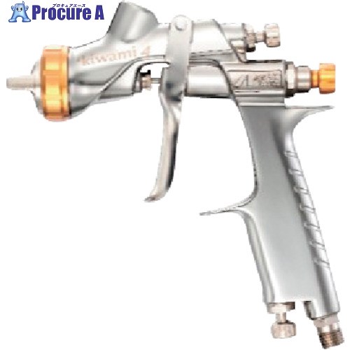 アネスト岩田 スプレーガン(重力式) KIWAMI4 センターカップ ノズル口径Φ1.3mm 塗料噴射量195ml KIWAMI4-V13WBX 1丁 ▼258-0498