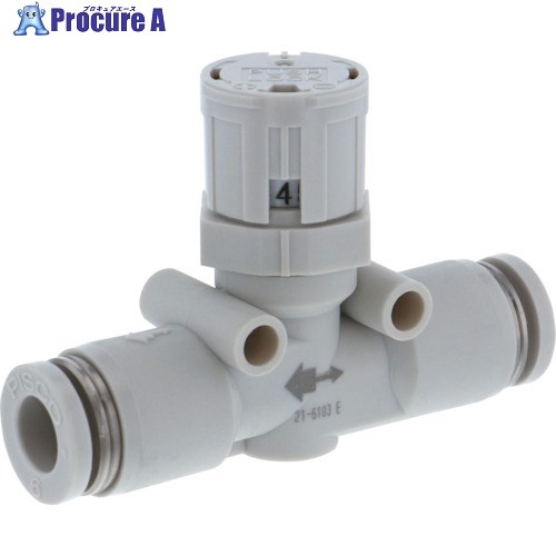 PISCO スピードコントローラダイヤル付タイプ ユニオンストレート(標準タイプ) JSGU6W 1個 ▼260-3331【代引決済不可】