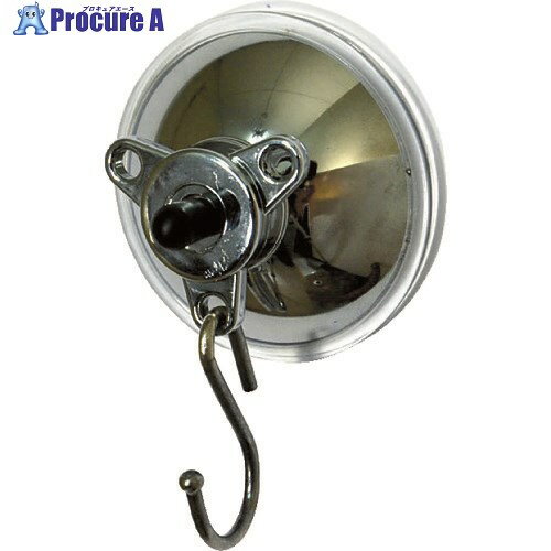 光 真空吸盤フック「スーパータコ」 シルバー KTC-1 1個 ▼304-1646