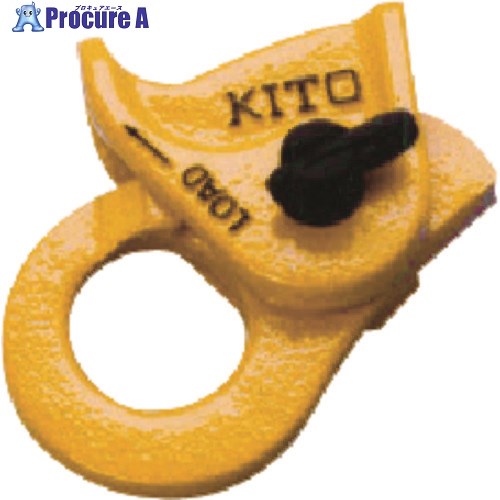 KITO ワイヤーロープ専用固定器具 キトークリップ 定格荷重0.75t ワイヤ径8〜10mm用 KC100 (#10) 1S ▼375-1104