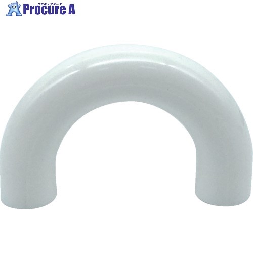 TRUSCO 丸棒取手 PS樹脂 白 全長45mm 全高28mm ピッチ35mm 下穴深さ15 (B1トラスタッピンねじ4×30 2本付) MAPS-35W 1個 ▼386-5511【代引決済不可】