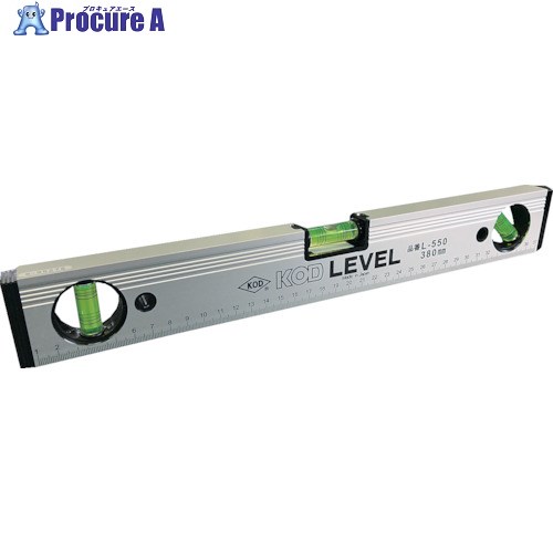 KOD 箱型アルミレベル L-550600MM 1個 ▼405-0657