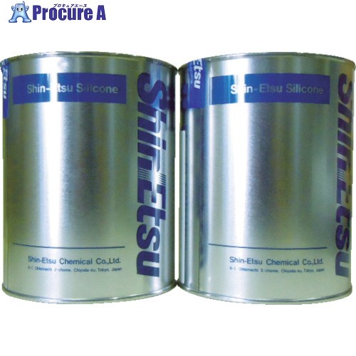 信越 速硬化型シリコーンパテ RTVパテ AB2kg KE1222AB 1S ▼423-0043【代引決済不可】