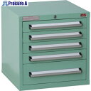OS ミゼットキャビネット 最大積載量100kg 引出し4×1段 M6 1台 ■▼457-2297 ※個人宅様送り不可