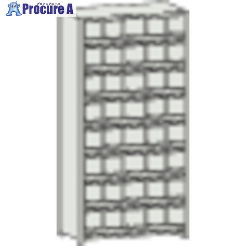 TRUSCO スチール製区分棚 KC-M型 前当り付 875X250XH1800 5列8段 KC-5080M (KC-Mガタ) 1台 ■▼504-1660 ※車上渡し