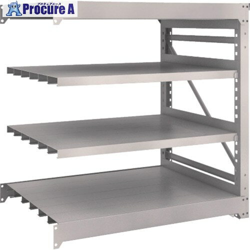 TRUSCO スチールラック M10型重量棚 1200X900XH1200 4段 連結 ネオグレー M10-4494B NG(ネオグレー) 1台 ■▼508-2129 ※車上渡し