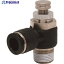 PISCO スロットルバルブ スロットルバルブ エルボ チューブ10MMネジR3/8 JNC1003 1個 ▼809-5488