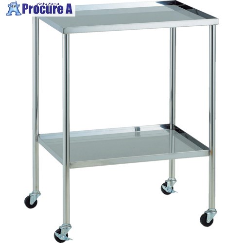 TRUSCO ステンレスワゴン 抗菌SUSワゴン 上下皿 750X450 KSCW-2C 1台 ■▼818-9425【代引決済不可】