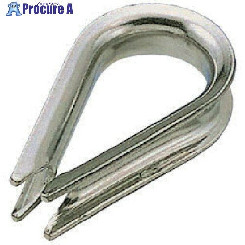 水本 フック ステンレス 板シンブル 使用ロープ径4mm KRN-4 1個 ▼849-1744【代引決済不可】