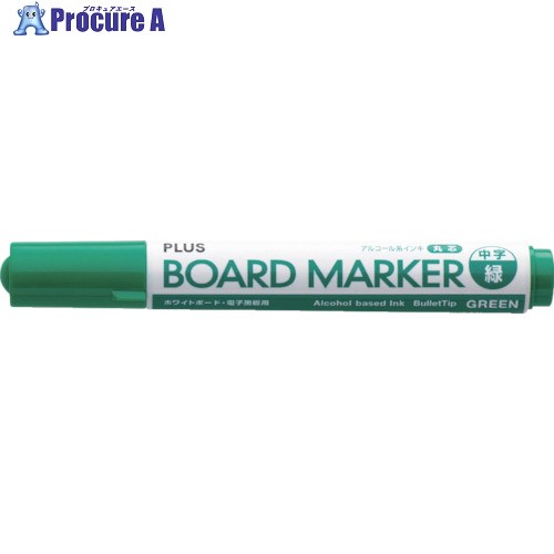 PLUS 423-286)ボードマーカーグリーン MARKER-GR( MARKER-GR 1台 ▼868-7427