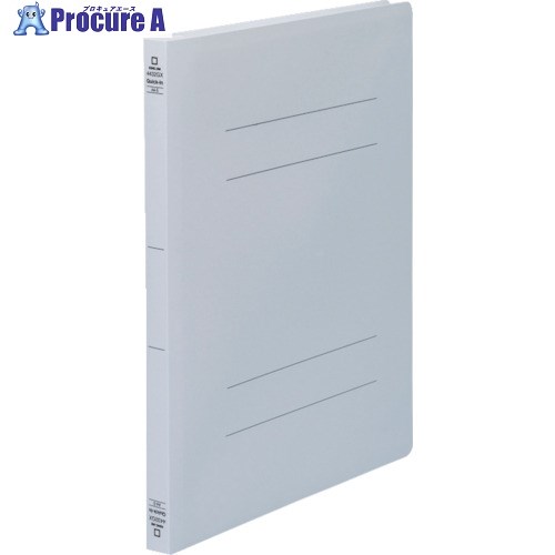 KING JIM フラットファイルクイックイン(PP)GX A4タテ型 グレー とじ厚15mm 150枚 4432GX-GY 10冊 ■▼13..