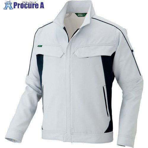 アイトス 長袖ストレッチブルゾン(エコワーカーストレッチ男女兼用)AZ1902 シルバーグレー LL AZ1902-003-LL 1着 ■▼688-8567【代引決済不可】【送料都度見積】