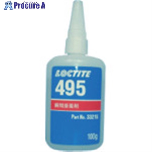 ロックタイト 瞬間接着剤 495 100g 495-100(33215) 1本 ▼836-6447【代引決済不可】