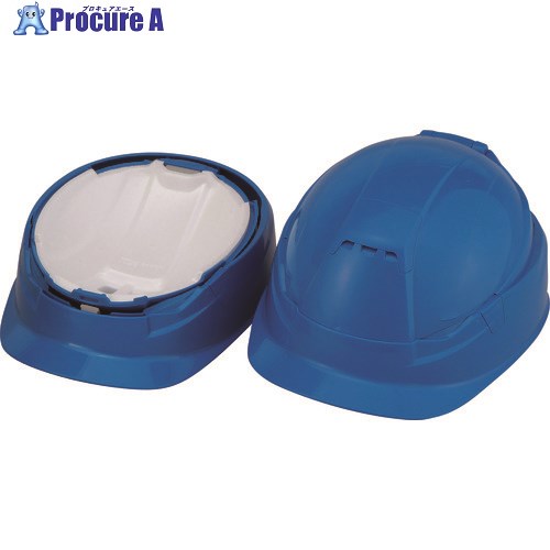 トーヨーセフティ TOYO 作業用防災用折りたたみヘルメットBLOOM3 MOVO ロイヤルブルー NO.105-RB 1個 ▼114-3919