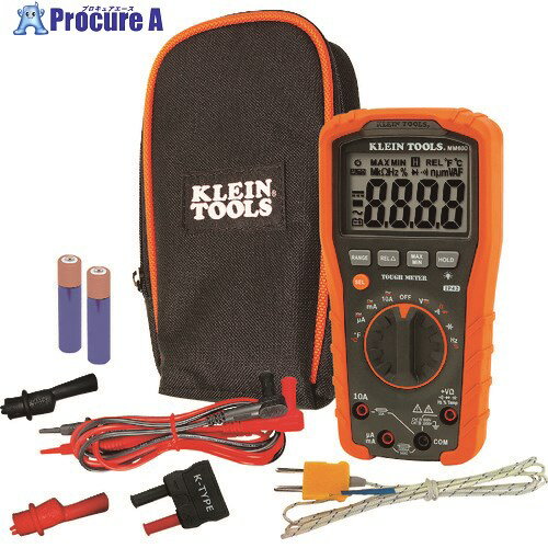 KLEIN デジタルマルチメーター 1000V MM600A 1台 ▼161-0374【代引決済不可】