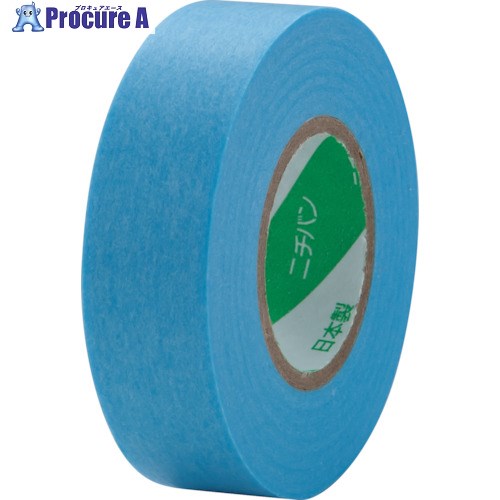 ニチバン テープカッター プッシュカット 詰替え用マスキングテープ 青色 MT-15PS 1巻 ▼255-7626