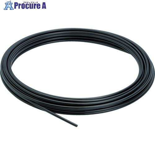 PISCO ナイロンチューブ 黒 6X4.0mm 100M NA0640-100-B 1巻 ▼378-1313