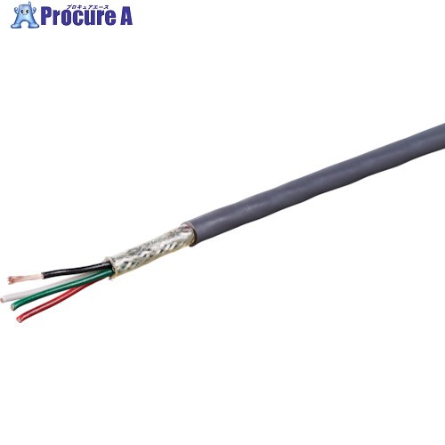 オーナンバ 編組シールド付き軽装用ケーブル 100m ONB 3X0.3SQ-100 1本 ■▼378-7422【代引決済不可】【送料都度見積】