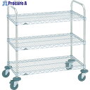 ERECTA 万能カート 間口758mm×奥行460mm×高さ1072mm 3段 NBKA 1台 ■▼456-4472 【送料都度見積】