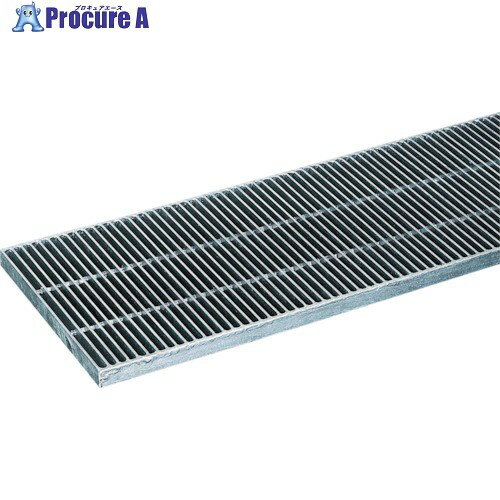 奥岡 スチール製 側溝用 グレーチング 本体幅250×高さ19 細目 ノンスリップ OKGX-P3 25-19 1枚 ■▼457-3544 【送料都度見積】