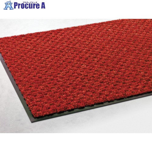 テラモト 屋内マット ハイペアロン シグナルレッド 450×750mm MR0380202 1枚 ■▼855-1080 【送料都度見積】