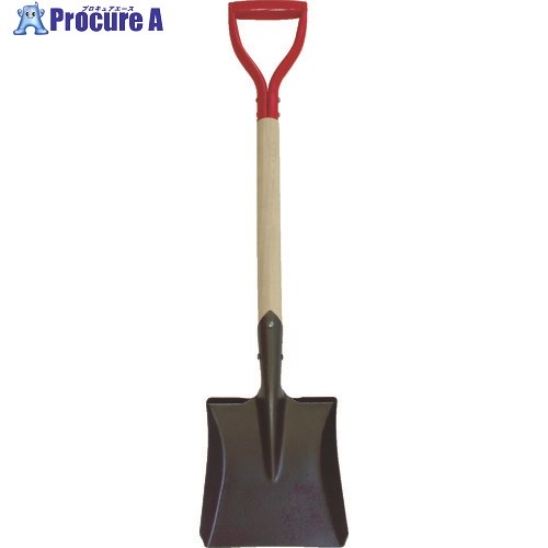 TRUSCO 木柄ミニショベルエコノミータイプ 角形 全長830mm MSE-830K 1本 ▼855-7815